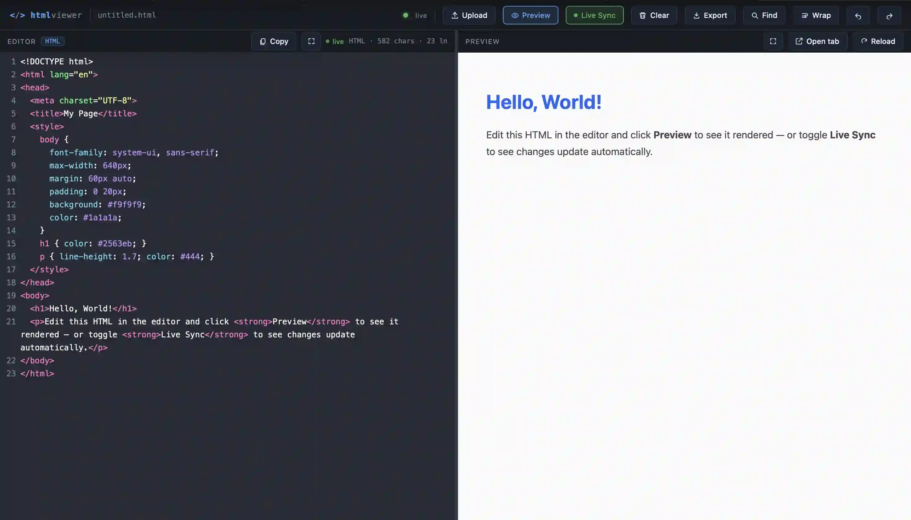API system screenshot